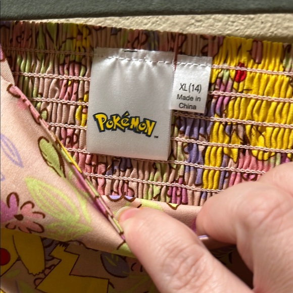 Pokemon Kids Dress - Pink and Yellow - Picture 3 of 5